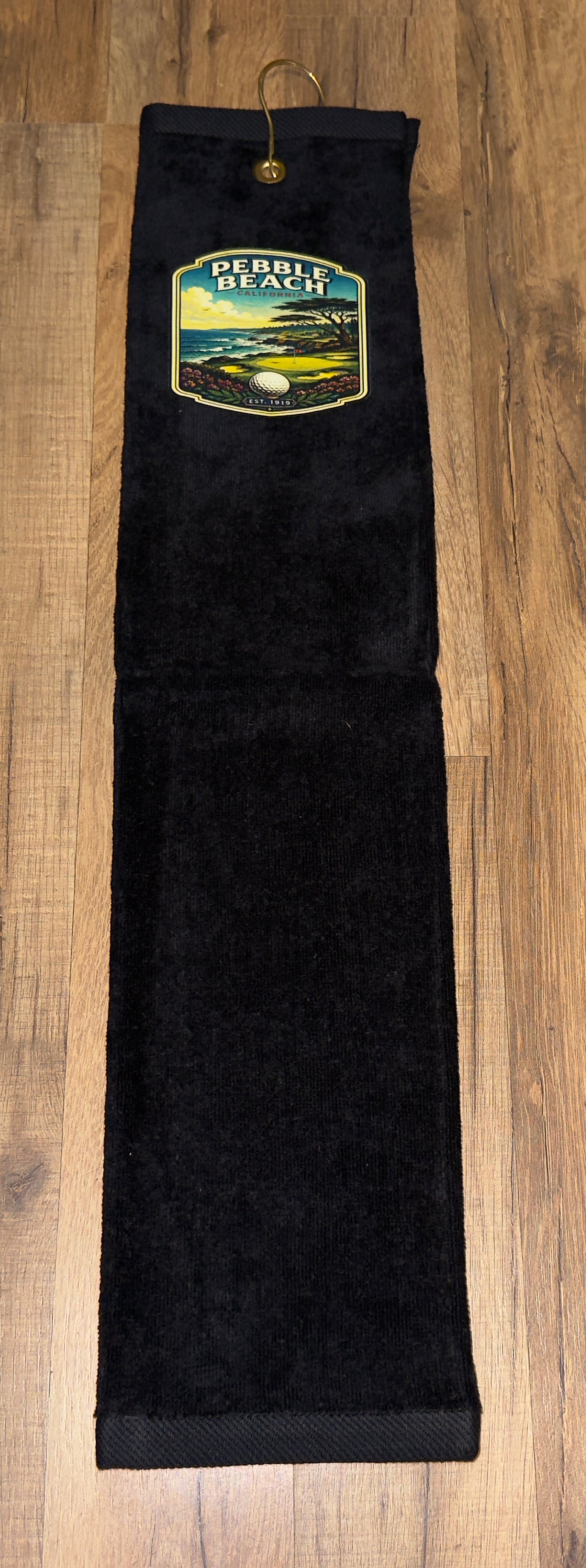 Pebble Beach Tri-Fold Golf Towel