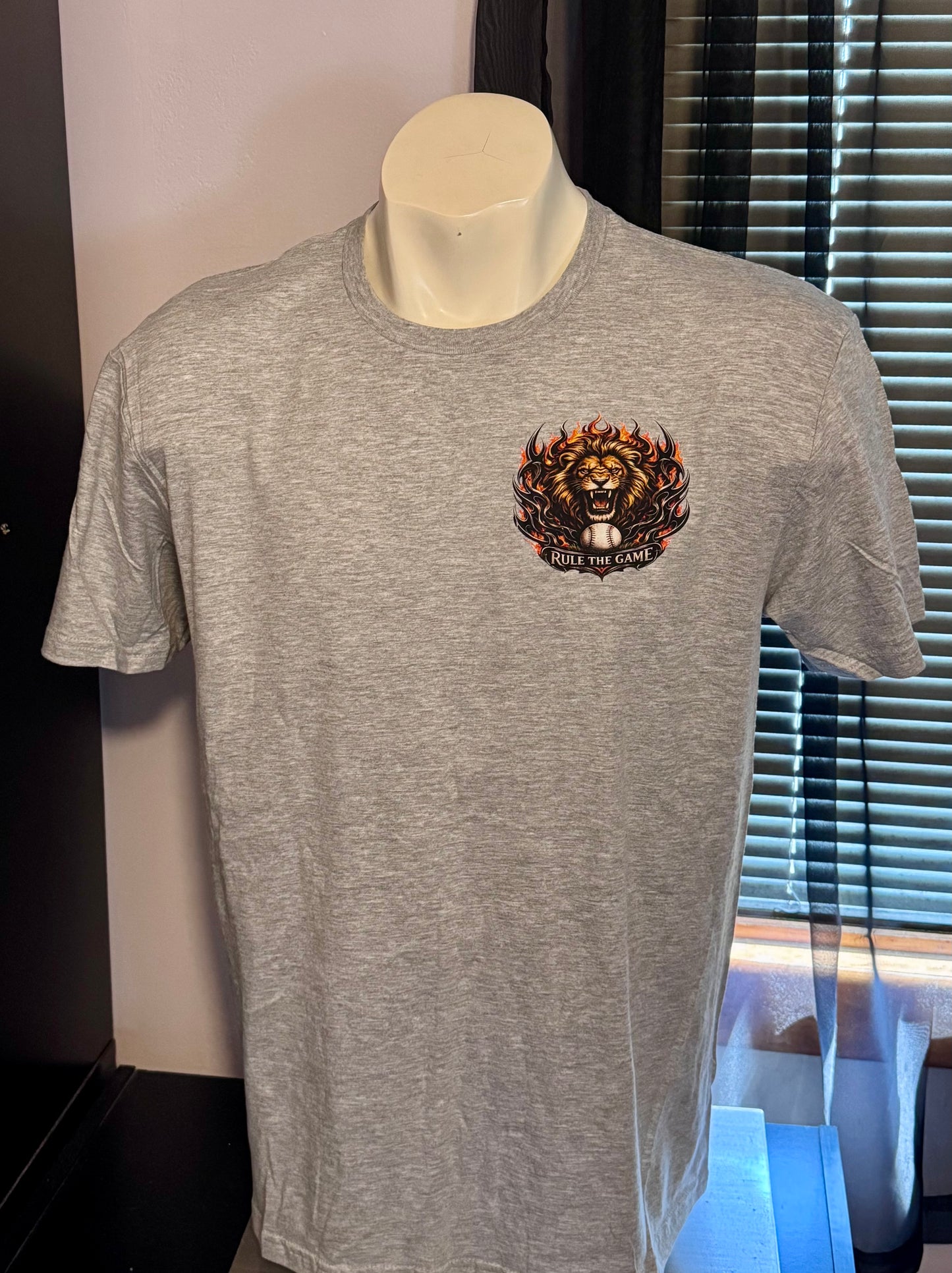 Lion Baseball Rule the Game T-shirt