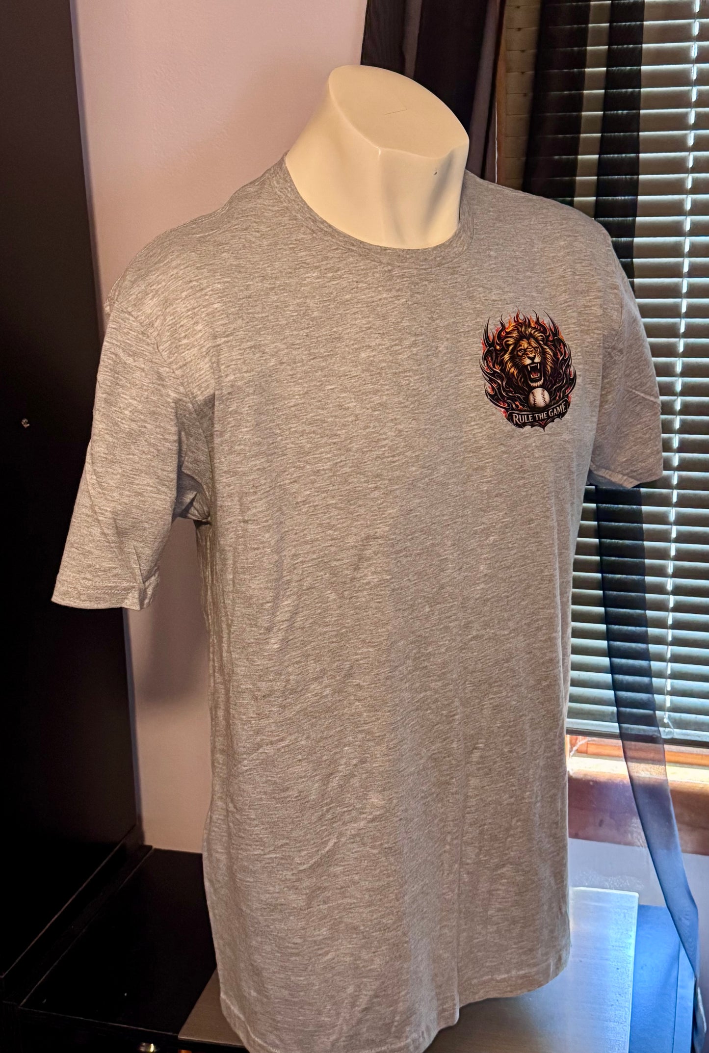 Lion Baseball Rule the Game T-shirt